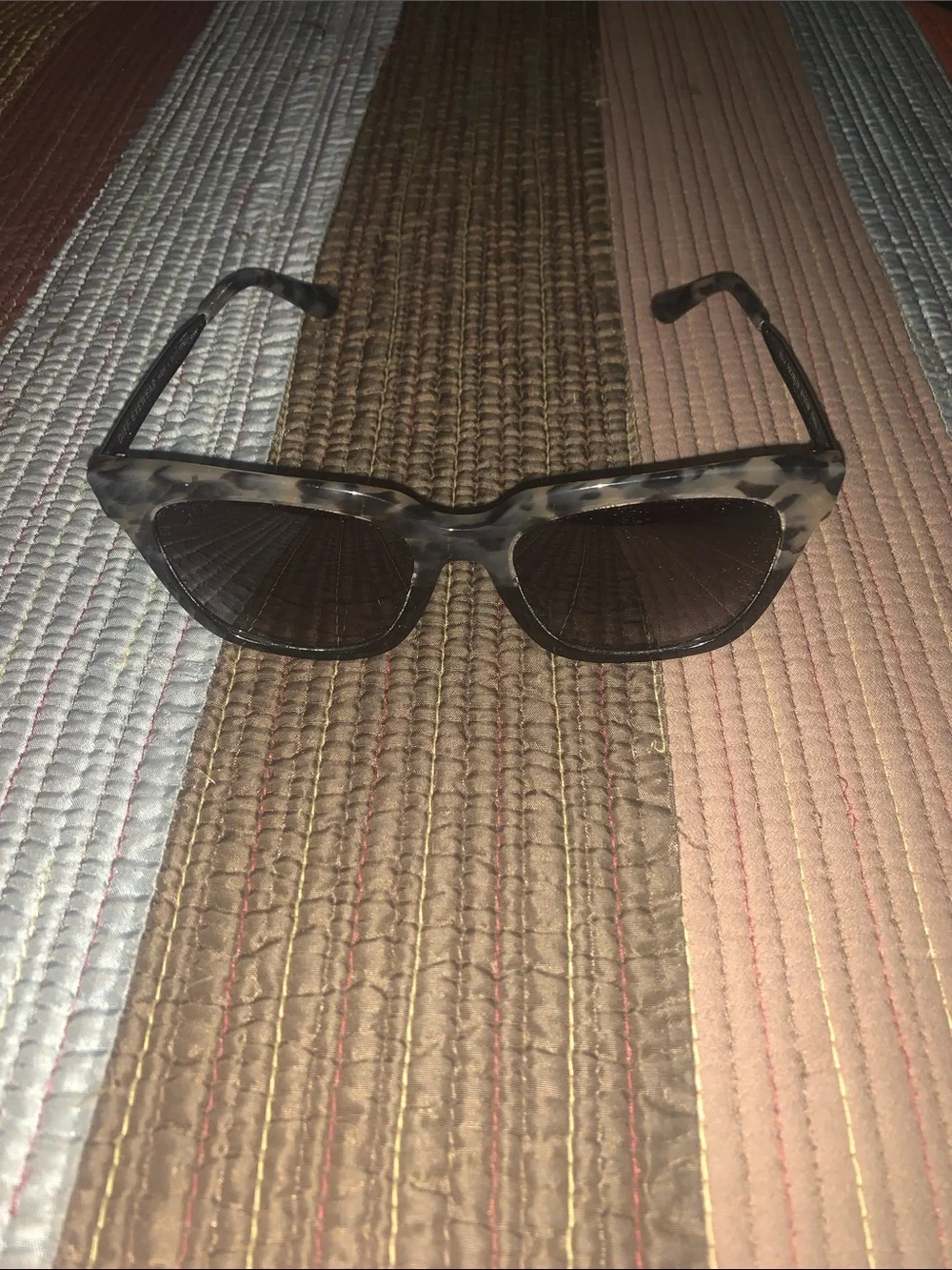 Diff Eyewear Women’s Gray Tortoiseshell Sunglasses with Brown Lenses